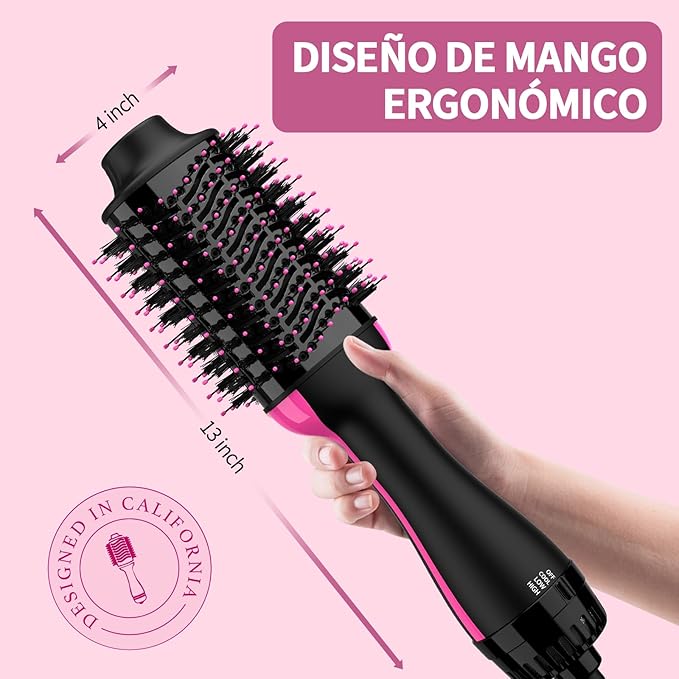 Lunara alisador secador y moldeador-Cabello Liso,Suave y con Volumen en Minutos