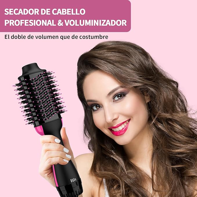 Lunara alisador secador y moldeador-Cabello Liso,Suave y con Volumen en Minutos