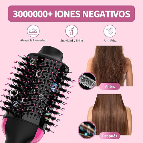 Lunara alisador secador y moldeador-Cabello Liso,Suave y con Volumen en Minutos